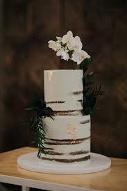 Simply Elegant Cape Town Villa Wedding At Maison Noir Junebug Weddings Orchid Wedding Cake Summer Wedding Cakes Fall Wedding Cakes