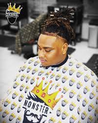Moreover, you do not have to have really thick hair to wear such a hairstyle. Monster Pro The Barber The Big Homie Kaliadavis20 Came Thru To Get Ucfresh This Morning Changinglivesonehaircutatatime Ucf Ucfbarber Ucfknights Ucfknightsfootball Masterbarber Itswhatido Blowout Tempfade Dreads Dreadlocks Skintight