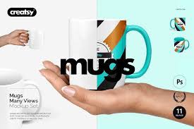 Mug Mockup Set By Creatsy4 On Creativemarket Mockup Design Mugs Creative Market