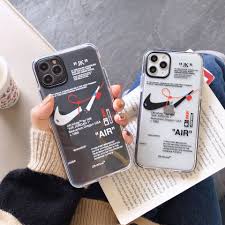 Off White X Aj Iphone 11 Pro Max Case Iphone Transparent Case Branded Phone Cases Clear Iphone Case