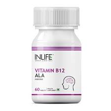 Check spelling or type a new query. Inlife Vitamin B12 Ala Supplement 60 Tablets Inlife