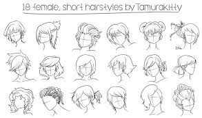 :) sorry but vocaloid is not anime. 18 Female Short Hairstyles By Tamurakitty On Deviantart Female Anime Hairstyles Manga Hair Short Hair Drawing