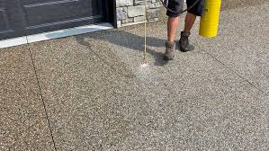 The term exposed aggregate is exactly that. Exposed Aggregate Sealing Power Washing Macomb Oakland Mi