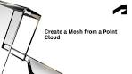 Create a mesh from a point cloud