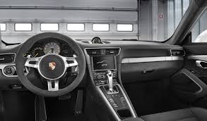 Porsche 911 Gt3 The Interior Of The New 911 Gt3 Is Dominated By Alcantara Leather And Interior Parts I Porsche Carrera Gt Porsche 991 Gt3 Porsche 911 Gt3