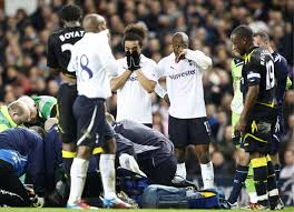 Bolton wanderers midfielder fabrice muamba is in a stable condition in a north. Fabrice Muamba Suffers Cardiac Arrest Irish Mirror Online