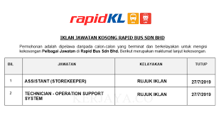 Lipat brosur iklan dalam sampul surat. Jawatan Kosong Terkini Rapid Bus Sdn Bhd Kerja Kosong Kerajaan Swasta