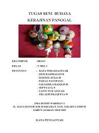 Rpp mapel seni budaya seni rupa kelas 8 semester 2. Tugas Seni Budaya Kelas X