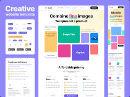 Then you can visit figma website to register a free account. Figma Creative Website Template For Figma Figma Landing Page Layout Desktop Mobile Contains Ui Kit With Colors Styles Looking For M