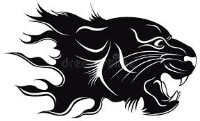 Black And White Flames Vector Black Tiger Black Silhouette Of A Head Of A Tiger With A Flame Ad Tiger Black Silhouette Flame Head A Tiger Tattoo Black Tigers Black Silhouette