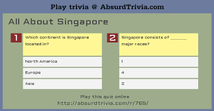 Do you know the secrets of sewing? Trivia Quiz All About Singapore