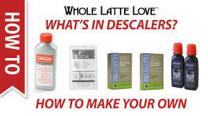 Repeat this until the water tank is empty. What S In Espresso Machine Descaling Products And How To Make Your Own Descaler Youtube