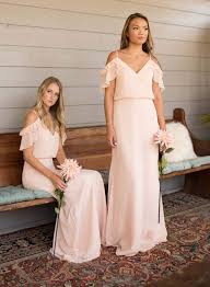 Cold Shoulder Bridesmaid Dresses In Blush By Love Tanya Boho Bridesmaid Dresses Under Bridesmaid Dresses Two Piece Bridesmaid Dresses Bridesmaid Dresses Boho