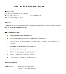 6 Customer Service Resume Templates Pdf Doc Free Premium Templates