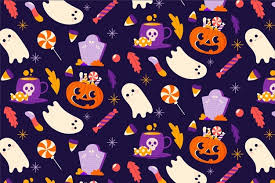 Free for commercial use high quality images you can find & download the most popular halloween pattern vectors on freepik. Hand Drawn Halloween Patterns Free Vector On Freepik