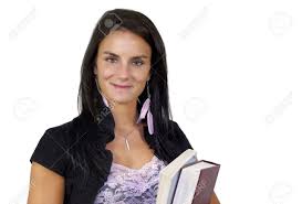 English news lesson on dyed hair: Back To School Concept Friendly Smiling Young Dark Haired Woman Stock Photo Picture And Royalty Free Image Image 10415269