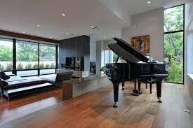 Grand piano in living room | piano room decor, piano. Underwood House By Studiomet Piano Room Design Grand Piano Living Room Piano Room Decor