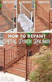 The kit contained everything i needed for installation which took all rails were very well made and were straight forward and versatile to install. How To Repaint Metal Porch Railings Add Instant Curb Appeal