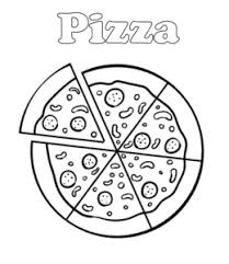 Take a look at our extensive selection of preschool coloring worksheets. Pizza Coloring Pages Playing Learning