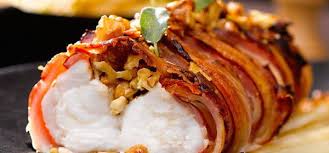 Recette Roti De Lotte Farcie Aux Noix Recipe Sicilian Recipes Food Dinner Recipes