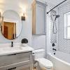 From beautiful marble tiling for walls and countertops, shielding the shower area with glass panel, using exclusive lighting fixtures and amazing frames for the mirror, the bathroom remodeling in mobile homes can be done in an integrative manner. 3
