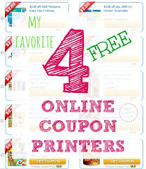 4 Online Coupon Printers Never Run Out Of Grocery Household Coupons Free Printable Grocery Coupons Printable Coupons Grocery Free Printable Coupons