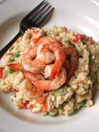 Risotto Primavera With Shrimp Risotto Recipes Recipes Cooking Recipes
