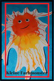 Was sollen diese farbigen kleckse, wolken, formen? Farbmonster Mit Wasserfarben Malen Kreative Kinder Kinder Malen Ideen Wasserfarben Kunst Grundschule