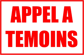 Urgent appel à témoin idf : Appel A Temoins Commune De Frans