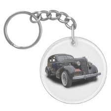 1937 Vintage Car Keychain Zazzle Com Car Keychain Keychain Vintage Cars