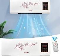 9000 BTU Smart Window Air Conditioner, Fan & Dehumidifier, 450 Sq. Ft., Remote Control, Wall-Mounted Coolings and Heating AC Unit, Operates Quietly, ...