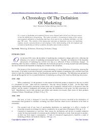 Marketing analytics involves the technologies and processes cmos and marketers use to evaluate the success and value of their efforts. Pdf A Chronology Of The Definition Of Marketing