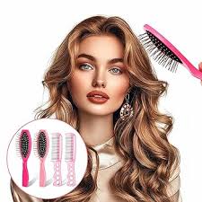 4 Pieces Doll Hair Brush, Mini Hairbrush Wig Brushes for Synthetic Hair  Pink Plastic Wig Brush Wig Comb Hair Brush Plastic Brush and Comb Set for  ...