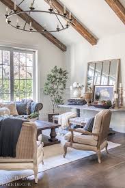 Expert pointers for a stylish and functional space. Living Room Decorating With Winter Whites Sanctuary Home Decor