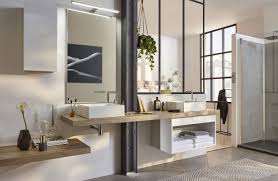 Le plan vasque et l étagère sont en fonte min. Meuble Salle De Bain Suspendu Comment L Installer Espace Aubade