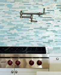 Turquoise Blue White Beach Theme Kitchen Paradise Found Coastal Decor I Glass Tile Backsplash Kitchen Glass Tiles Kitchen Kitchen Backsplash Tile Designs