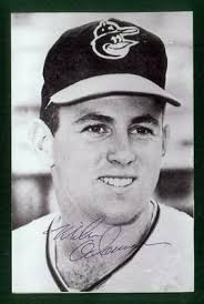 #0002, 4" x 6" card, Signed-Autographed, Mike Adamson, Baltimore Orioles