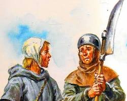 Image of Carolingian militiaman peasant levy medieval