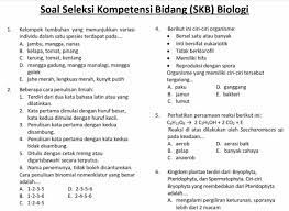 Strategi khusus menjawab soal tes cpns 2018. Contoh Soal Skb Guru Biologi Cpns 2018 Latihan Soal Cpns