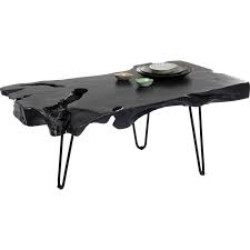 This unique design incorporates two usefull pieces of furniture into one. Black Wooden Coffee Table Aspen Kare Design
