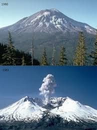 Mount St Helens Volcano Before And After Eruption St Helens Volcano Amazing Nature