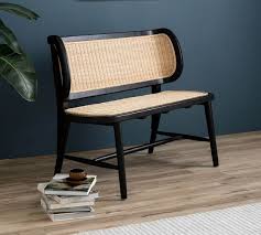 .round for shoes bench cushion stool home sofa bench bar stool enjoy ✓free shipping worldwide! Ollie Rattan Bench Pottery Barn