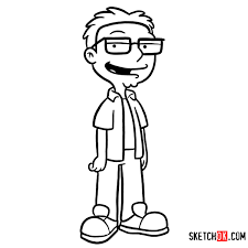 You can print or color them online at getdrawings.com for absolutely free. American Dad Cartoon Drawing
