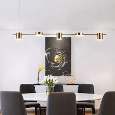 It is also a tasteful piece for gracing kitchen, dining room, living room, entryway, hallway, foyer and bar. Postmodern Dining Room Pendant Lamp Modern Minimalist Long Chandeliers Bar Hanging Light Led Nordic Pendant Lights Gold Shopee Singapore