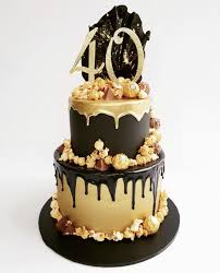 Happy 60 th birthday to the most amazing dad ever! Black And Gold 40th Birthday Drip Cake 40th Birthday Cakes Birthday Drip Cake Birthday Cakes For Men