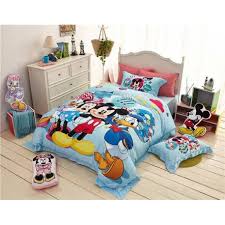 Lotti Poppi Com Preiswert Gunstig Kinderbett 3d Bettwasche Mit Bettlaken Disney Minnie Mickey Duck Blau Beddin Kinderbett Bettwasche Bettwasche 3d Bettwasche