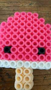 Hama Beats Paleta Helada Kawaii Hama Beads Perler Beads Crafty