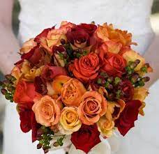 Fall Color Weddingbee Fall Wedding Flowers Orange Wedding Flowers Bridal Bouquet Fall