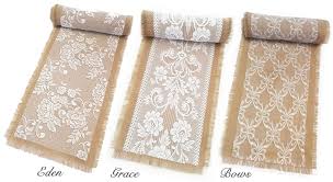 Burlap And Lace Table Runner Ideas Burlap Lace Table Runner Burlap Lace Lace Table Runners