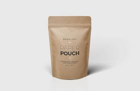 Free Paper Pouch Packaging Mockup Paper Pouch Pouch Packaging Packaging Mockup